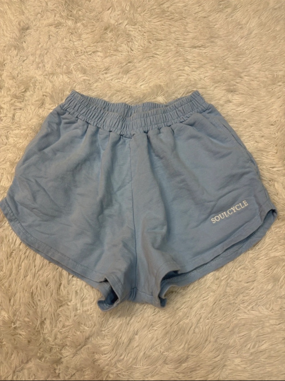 soulcycle Light Blue Women's Athletic Shorts